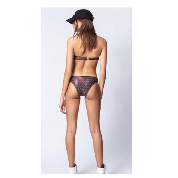 Zadig & Voltaire Bandeau Skull Bikini. - Picture 3 of 12